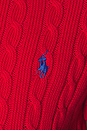 view 5 of 5 Short Sleeve Collared Pullover Sweater in Cruise Red