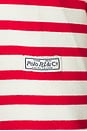 view 5 of 5 Boating Jersey Long Sleeve Polo Pullover in Red & Deckwash White