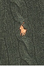 view 7 of 6 Wool Cashmere Sleeveless Pullover in Olive Umber Heather