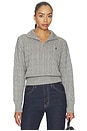 view 1 of 5 Cotton Long Sleeve Pullover in Fawn Grey Heather