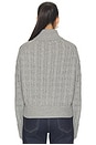 view 4 of 5 Cotton Long Sleeve Pullover in Fawn Grey Heather