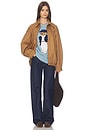 view 4 of 5 Cotton Bear Crew Neck Pullover in Blue Note