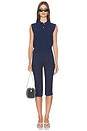 view 4 of 5 Sleeveless Polo Knit Collar Pullover in East Side Royal