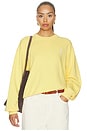 view 1 of 5 Island Fleece Crew Neck Sweatshirt in Banana Cream