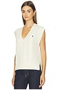 view 2 of 5 Wool Cashmere Sleeveless Pullover in Authentic Cream