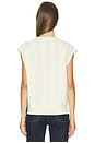 view 4 of 5 Wool Cashmere Sleeveless Pullover in Authentic Cream