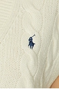 view 6 of 5 Wool Cashmere Sleeveless Pullover in Authentic Cream