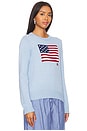 view 2 of 4 Flag Long Sleeve Pullover in Chambray