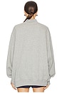 view 3 of 4 Mock Neck Sweatshirt in Andover Heather