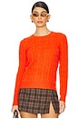 view 1 of 4 Cashmere Pullover in Dusk Orange
