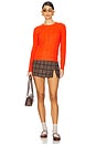view 4 of 4 Cashmere Pullover in Dusk Orange