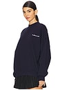 view 3 of 5 Logo Sweatshirt in Rl Navy