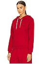 view 2 of 4 Shrunken Fit Fleece Hoodie in Madison Red