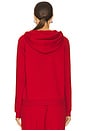 view 3 of 4 Shrunken Fit Fleece Hoodie in Madison Red