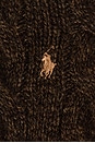 view 5 of 5 Cable-knit Wool-cashmere Cardigan in Dark Brown Marl