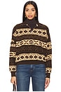 view 1 of 5 High-pile Fleece Quarter-zip in Winter Multi Print