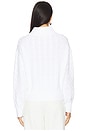 view 3 of 5 Cable-knit Cotton Quarter-zip Sweater in White