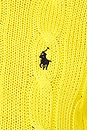view 5 of 5 Cable-knit Cotton Cropped Sweater in Lemon Crush