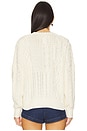 view 3 of 5 Aran-knit Flag Cotton Sweater in Cream