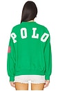 view 4 of 6 Oversize Logo Fleece Crewneck in Bright Clover