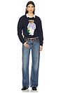 view 4 of 5 Polo Bear Cotton Crewneck Sweater in Hunter Navy Multi