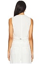 view 3 of 4 Linen Pauline Vest in Nevis