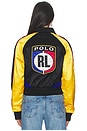view 5 of 6 Satin Bomber Jacket in Polo Black Multi