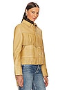 view 4 of 5 Deerskin Fringe Jacket in Tan