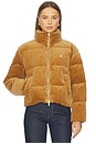 view 2 of 5 Quilted Corduroy Down Jacket in Tan