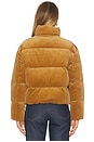 view 4 of 5 Quilted Corduroy Down Jacket in Tan