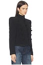 view 2 of 4 Soutache Trim Band Jacket in Polo Black