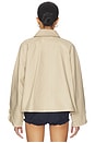 view 4 of 6 Double Cloth Woven Jacket in Beige