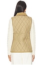 view 4 of 6 Matte Fine Polyester Woven Vest Coat in Desert Khaki