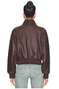 view 4 of 5 CHAQUETA CUERO in Brown