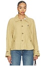 view 1 of 5 Linen Windbreaker Jacket in Classic Camel