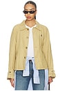 view 2 of 5 Linen Windbreaker Jacket in Classic Camel