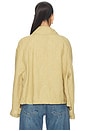 view 4 of 5 Linen Windbreaker Jacket in Classic Camel