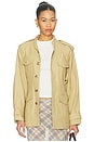 view 1 of 5 BLOUSON STYLE MILITAIRE in Classic Camel