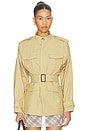 view 2 of 5 BLOUSON STYLE MILITAIRE in Classic Camel