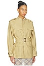 view 3 of 5 BLOUSON STYLE MILITAIRE in Classic Camel