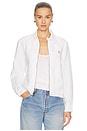 view 1 of 6 Linen Windbreaker in White