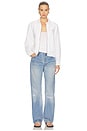 view 5 of 6 Linen Windbreaker in White