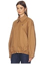 view 3 of 6 Cotton Twill Bomber Jacket in Tan