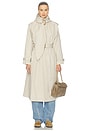 view 1 of 5 CHAQUETA TIPO TRENCH DE SARGA in Classic Stone