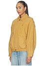 view 4 of 6 Cotton Canvas Bomber Jacket in Ghurka