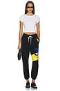 view 5 of 6 x REVOLVE Graphic Fleece Jogger Sweatpant in Polo Black