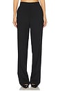 view 1 of 6 Relaxed Straight Full Length Pant in Black