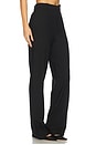 view 2 of 6 Relaxed Straight Full Length Pant in Black