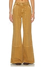 view 1 of 6 Carpenter Flare Pant in Dark Beech