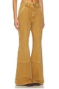 view 2 of 6 Carpenter Flare Pant in Dark Beech